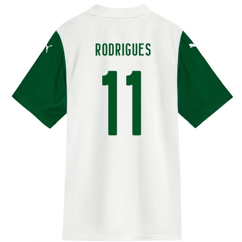 Danxen Dámské Bruno Rodrigues #11 Zelená Bílá Daleko Hráčské Dresy 2025/26 Dres