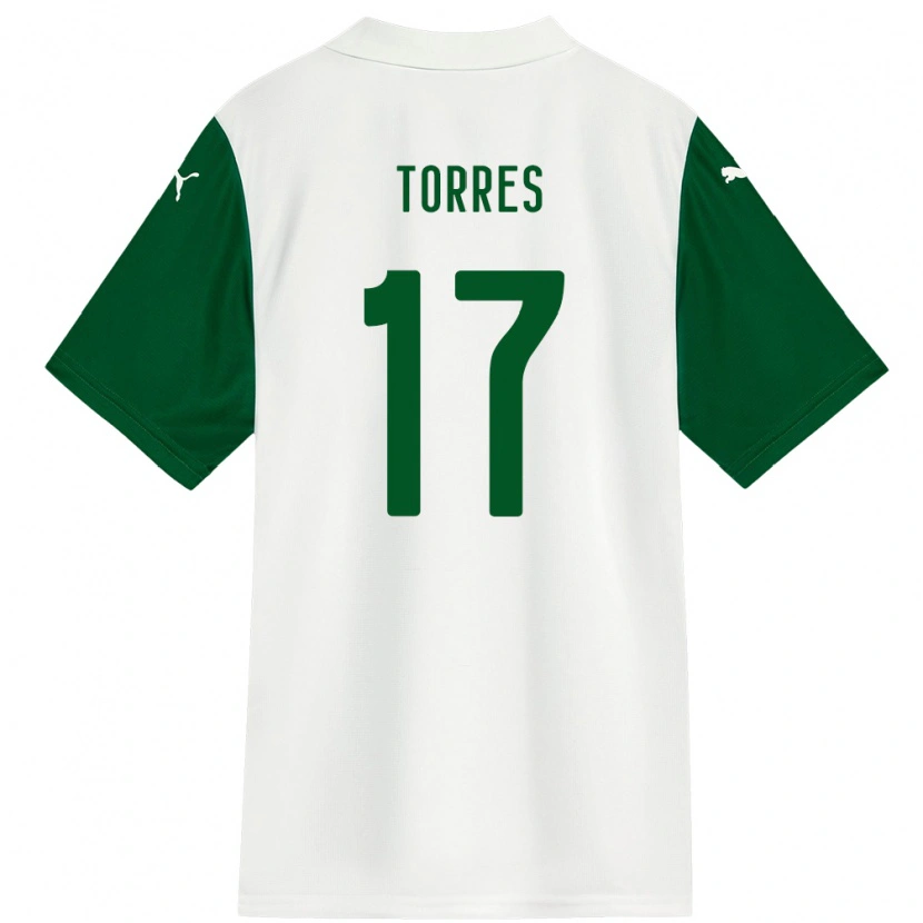 Danxen Dámské Facundo Torres #17 Zelená Bílá Daleko Hráčské Dresy 2025/26 Dres