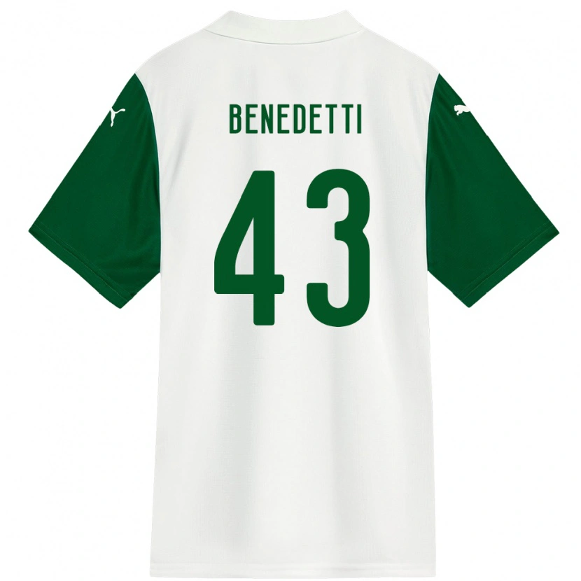 Danxen Dámské Luis Benedetti #43 Zelená Bílá Daleko Hráčské Dresy 2025/26 Dres