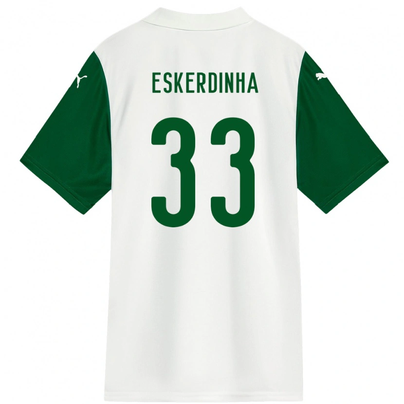 Danxen Dámské Eskerdinha #33 Zelená Bílá Daleko Hráčské Dresy 2025/26 Dres