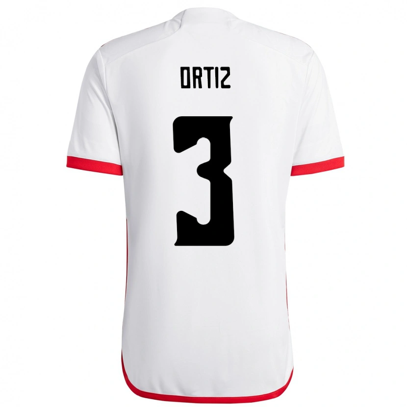 Danxen Dámské Léo Ortiz #3 Červená Černá Daleko Hráčské Dresy 2025/26 Dres