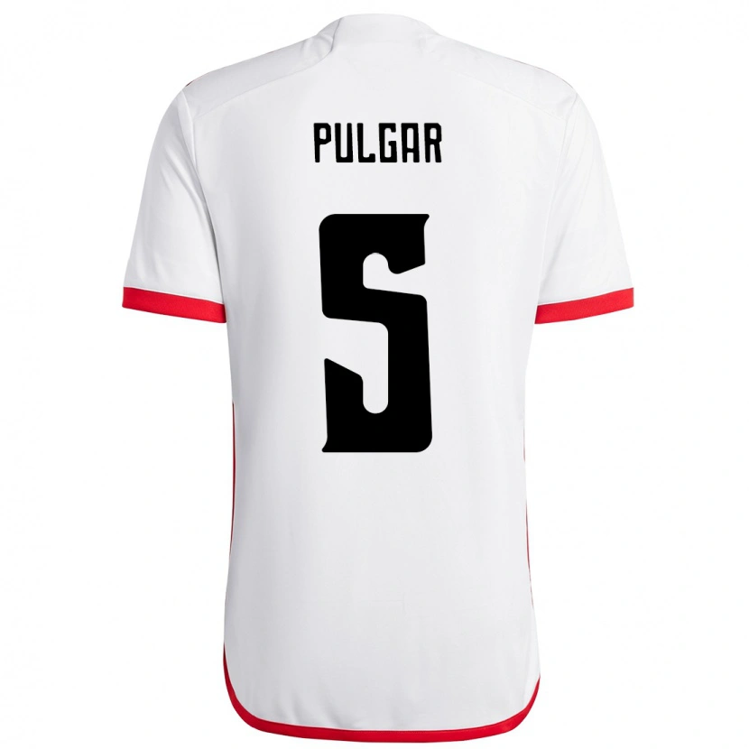 Danxen Dámské Erick Pulgar #5 Červená Černá Daleko Hráčské Dresy 2025/26 Dres