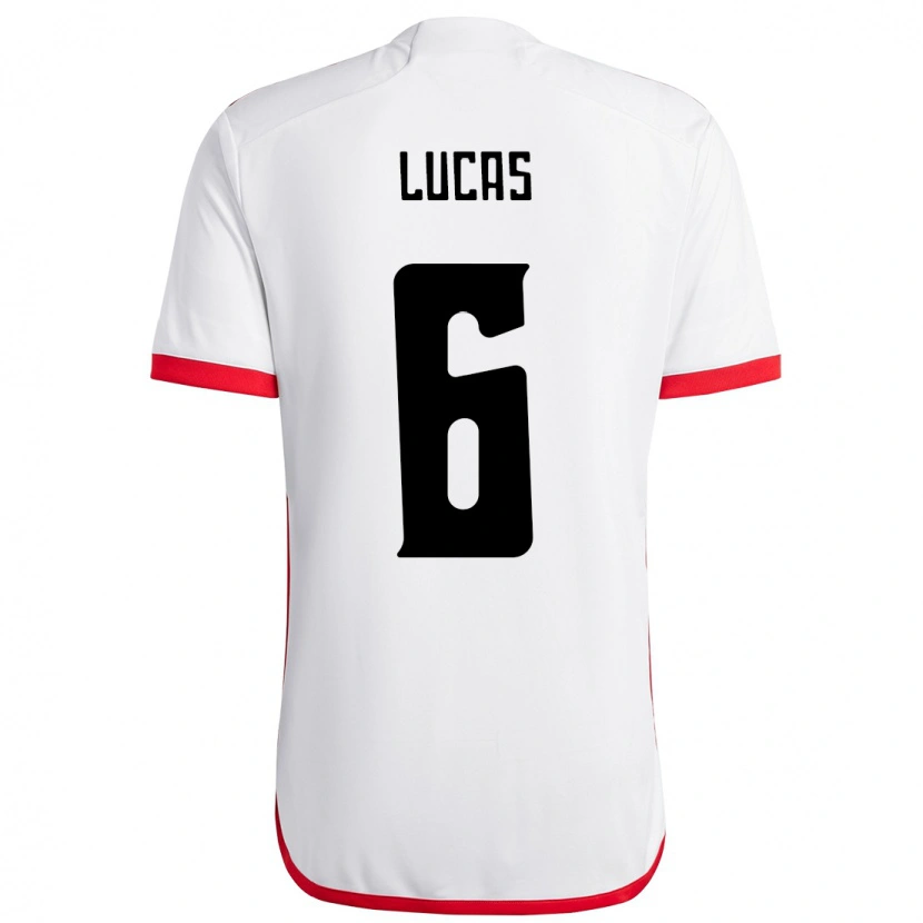 Danxen Dámské Ayrton Lucas #6 Červená Černá Daleko Hráčské Dresy 2025/26 Dres