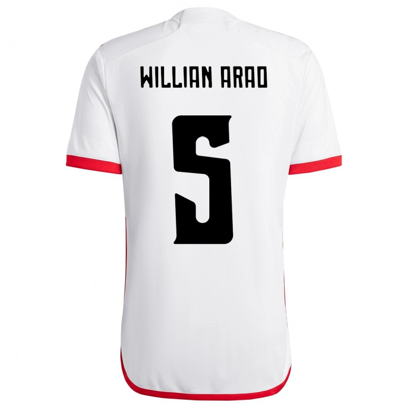 Danxen Dámské Willian Arao #5 Červená Černá Daleko Hráčské Dresy 2025/26 Dres