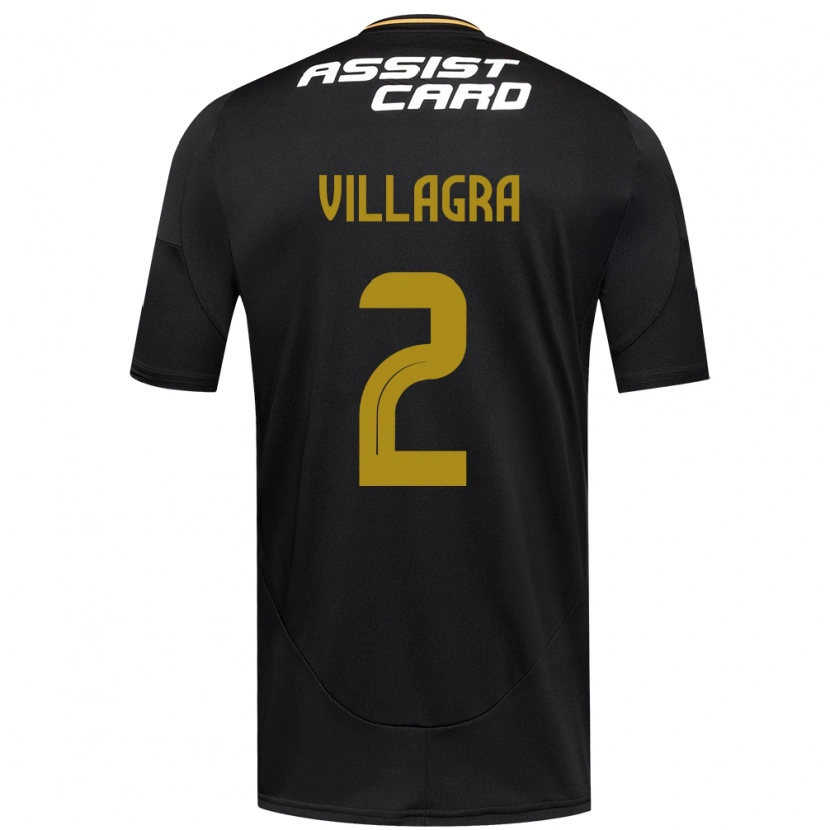 Danxen Dámské Jonathan Villagra #2 Černá Bílá Žlutá Daleko Hráčské Dresy 2025/26 Dres