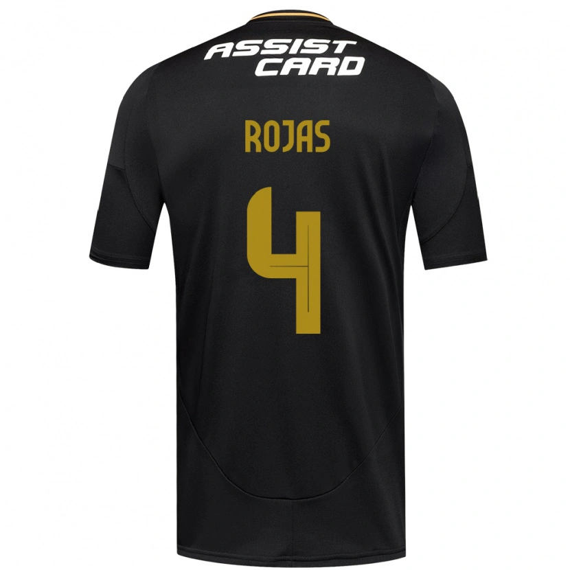 Danxen Dámské Javier Rojas #4 Černá Bílá Žlutá Daleko Hráčské Dresy 2025/26 Dres