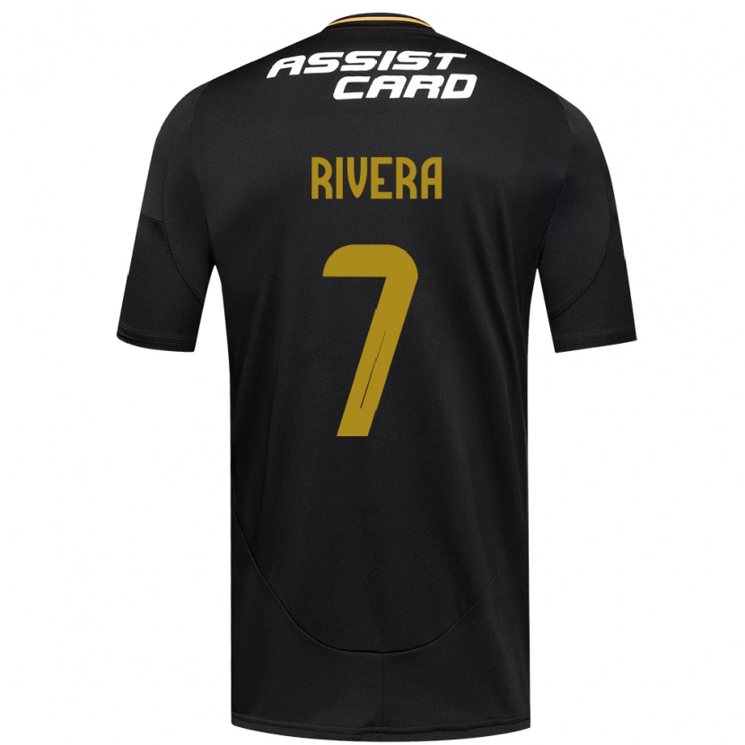 Danxen Dámské Francisco Rivera #7 Černá Bílá Žlutá Daleko Hráčské Dresy 2025/26 Dres