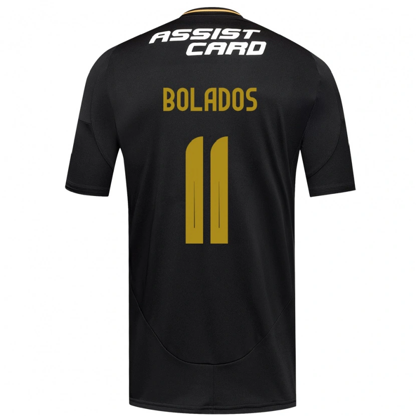 Danxen Dámské Marcos Bolados #11 Černá Bílá Žlutá Daleko Hráčské Dresy 2025/26 Dres