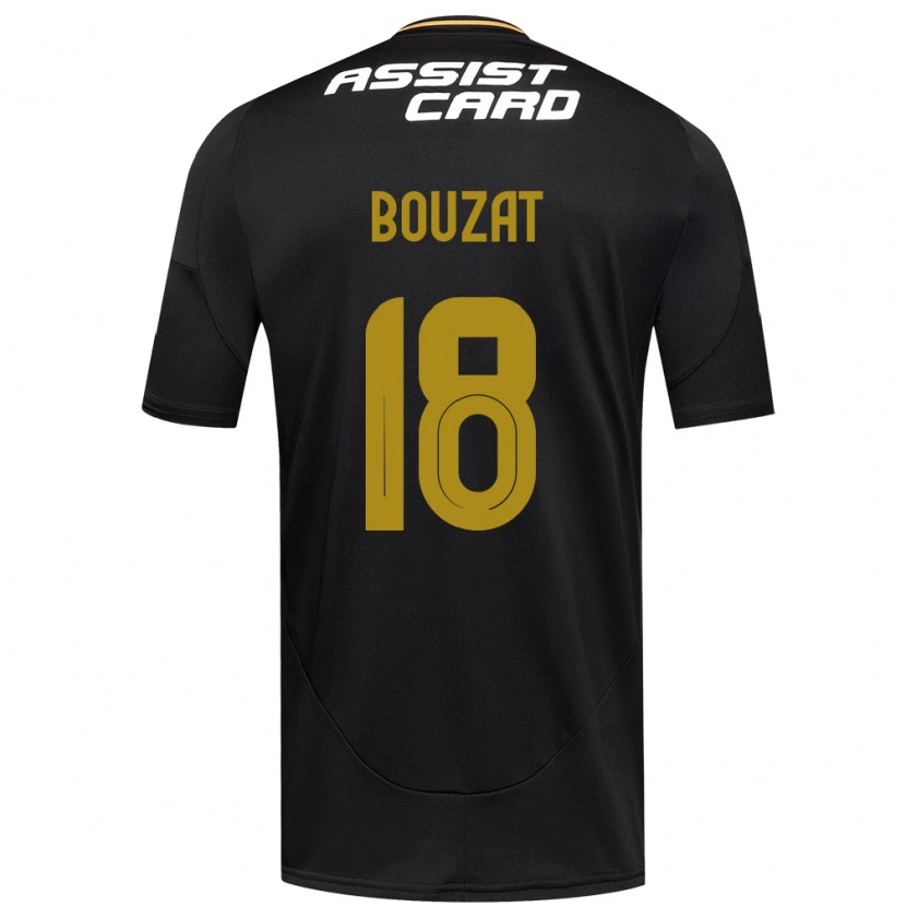 Danxen Dámské Agustín Bouzat #18 Černá Bílá Žlutá Daleko Hráčské Dresy 2025/26 Dres