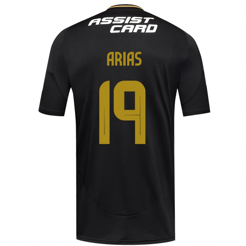 Danxen Dámské Bastián Arias #19 Černá Bílá Žlutá Daleko Hráčské Dresy 2025/26 Dres