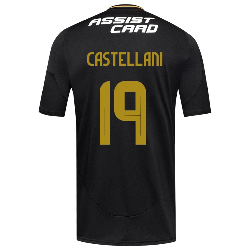 Danxen Dámské Gonzalo Castellani #19 Černá Bílá Žlutá Daleko Hráčské Dresy 2025/26 Dres