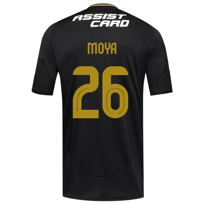 Danxen Dámské Matías Moya #26 Černá Bílá Žlutá Daleko Hráčské Dresy 2025/26 Dres