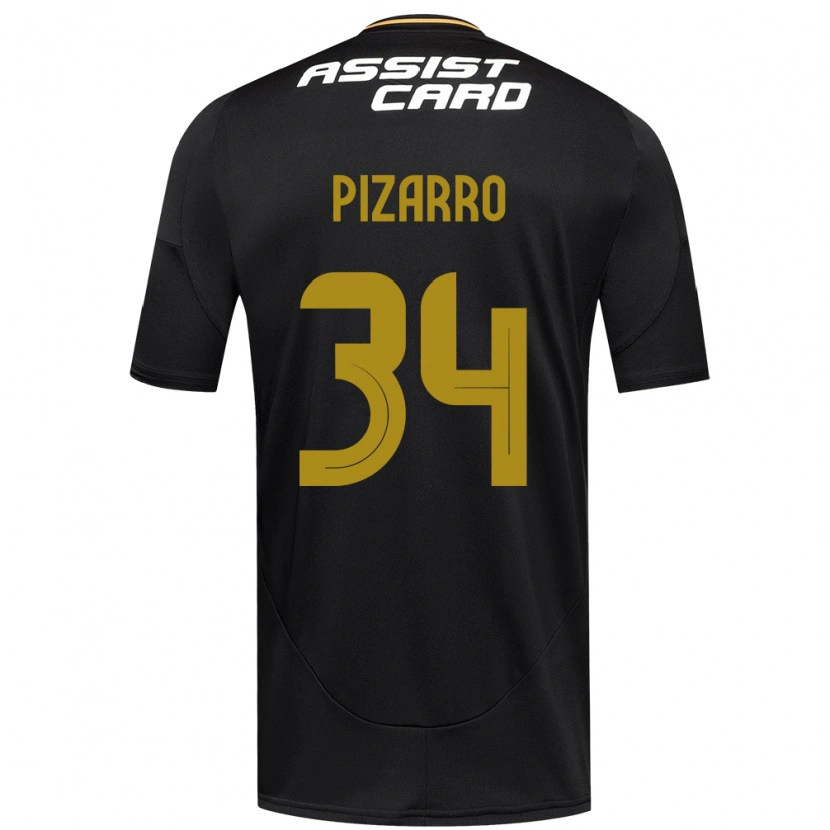 Danxen Dámské Vicente Pizarro #34 Černá Bílá Žlutá Daleko Hráčské Dresy 2025/26 Dres