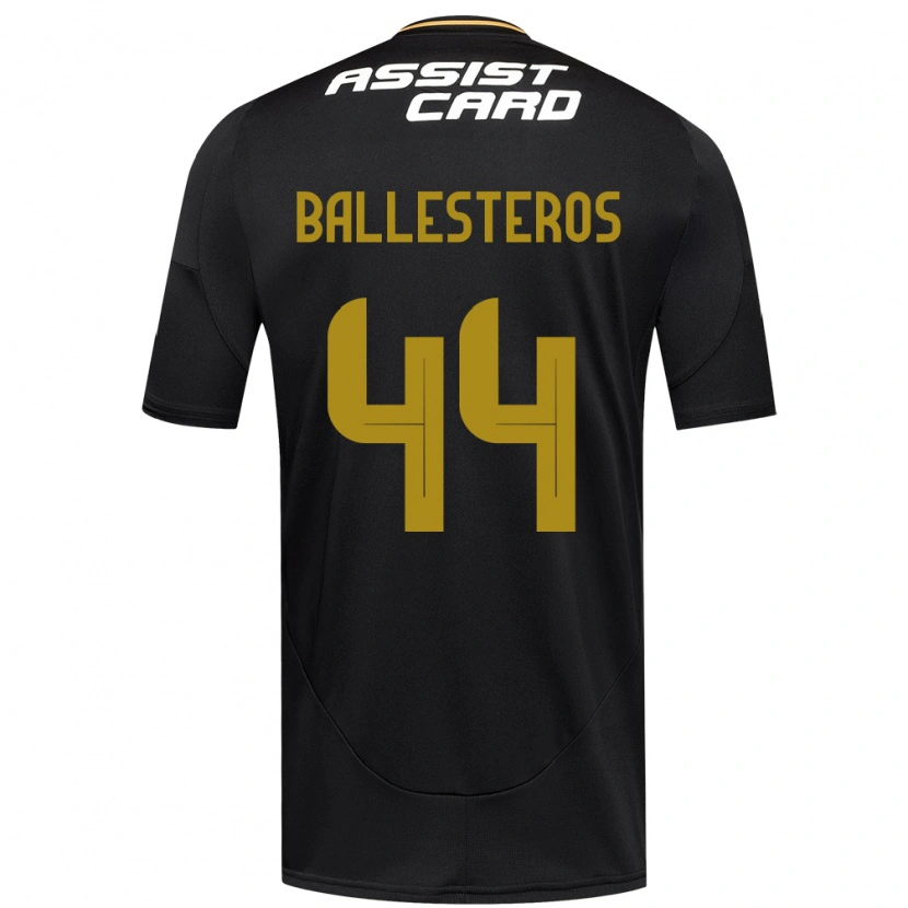 Danxen Dámské Martín Ballesteros #44 Černá Bílá Žlutá Daleko Hráčské Dresy 2025/26 Dres