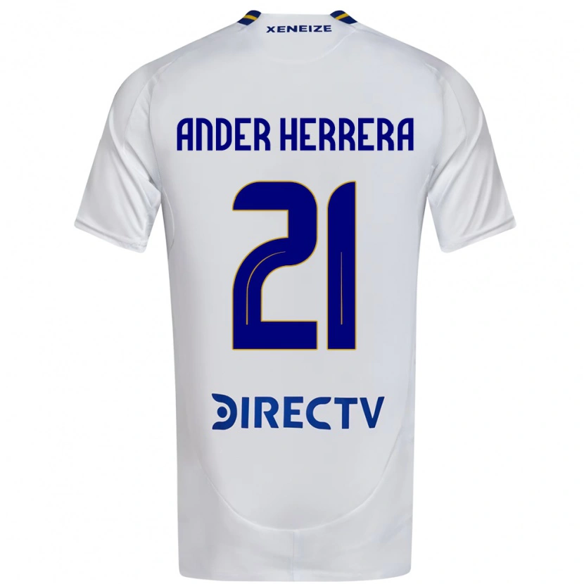 Danxen Dámské Ander Herrera #21 Královská Modrá Žlutá Daleko Hráčské Dresy 2025/26 Dres