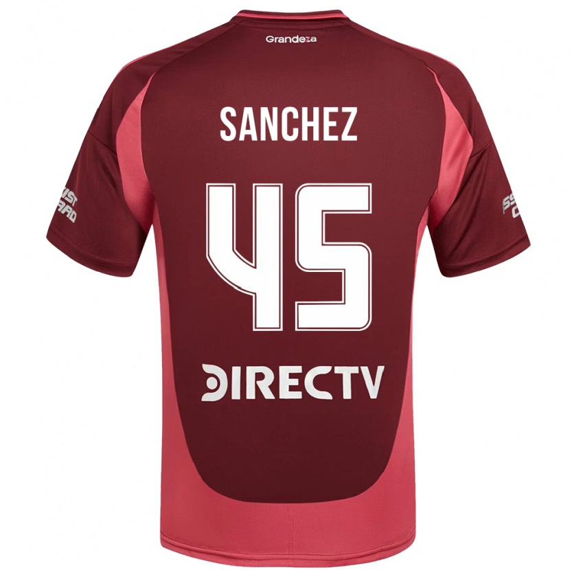 Danxen Dámské Sebastián Sánchez #45 Bílá Červená Daleko Hráčské Dresy 2025/26 Dres