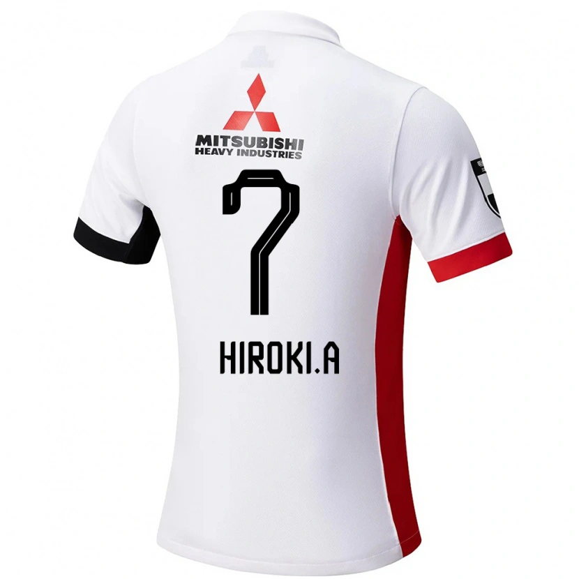 Danxen Dámské Hiroki Abe #7 Červená Bílá Daleko Hráčské Dresy 2025/26 Dres