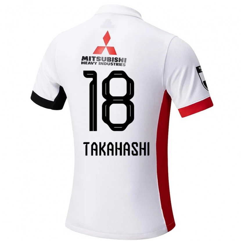 Danxen Dámské Toshiki Takahashi #18 Červená Bílá Daleko Hráčské Dresy 2025/26 Dres