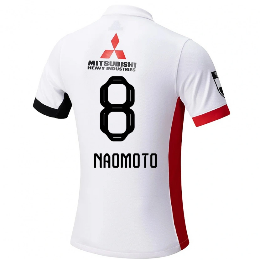 Danxen Dámské Hikaru Naomoto #8 Červená Bílá Daleko Hráčské Dresy 2025/26 Dres