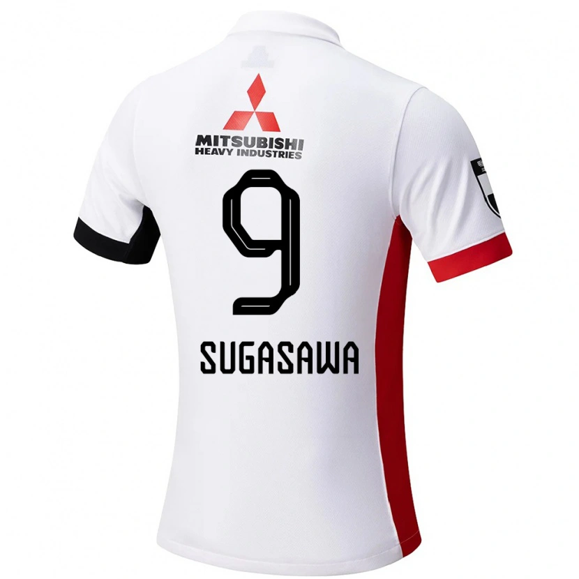 Danxen Dámské Yuika Sugasawa #9 Červená Bílá Daleko Hráčské Dresy 2025/26 Dres