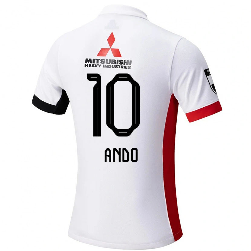 Danxen Dámské Kozue Ando #10 Červená Bílá Daleko Hráčské Dresy 2025/26 Dres