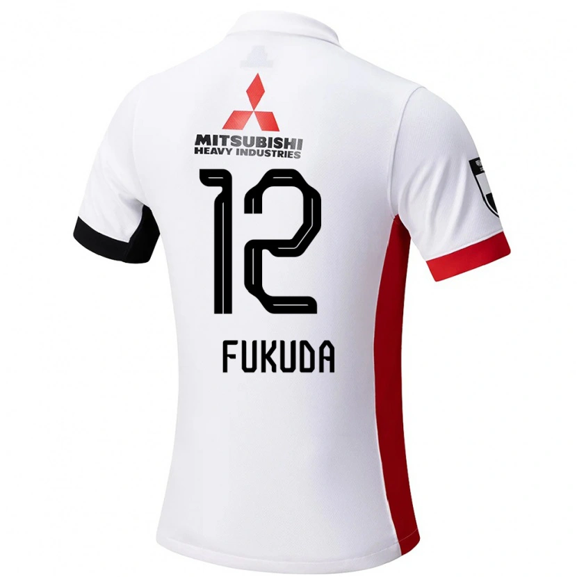 Danxen Dámské Shiori Fukuda #12 Červená Bílá Daleko Hráčské Dresy 2025/26 Dres