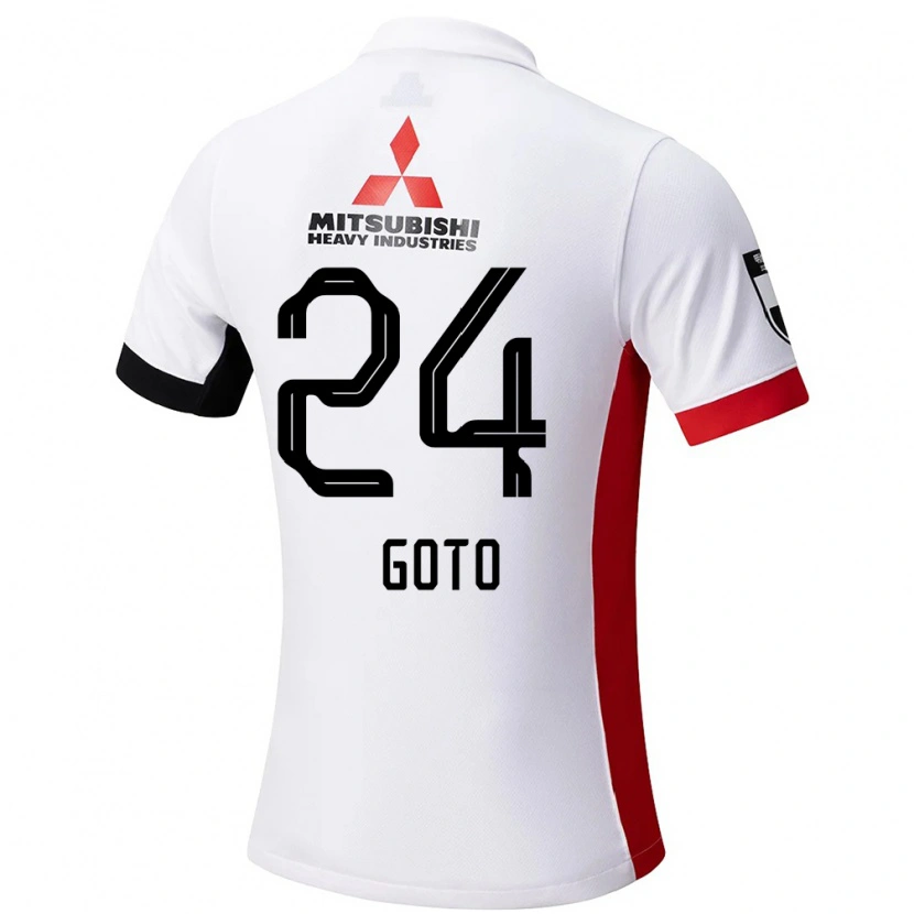 Danxen Dámské Wakaba Goto #24 Červená Bílá Daleko Hráčské Dresy 2025/26 Dres