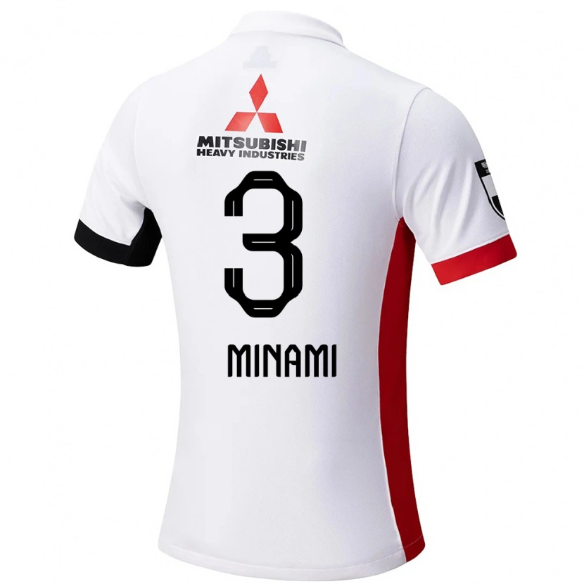 Danxen Dámské Moeka Minami #3 Červená Bílá Daleko Hráčské Dresy 2025/26 Dres