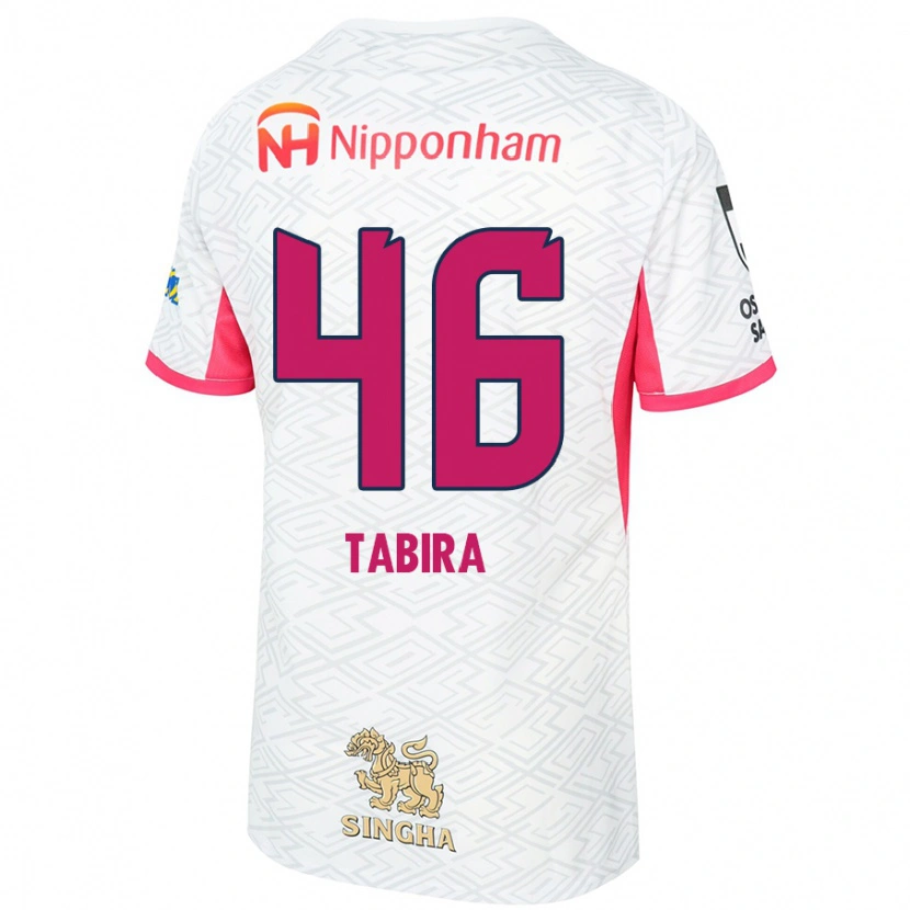 Danxen Dámské Tatsuya Tabira #46 Bílá Sakura Růžová Daleko Hráčské Dresy 2025/26 Dres