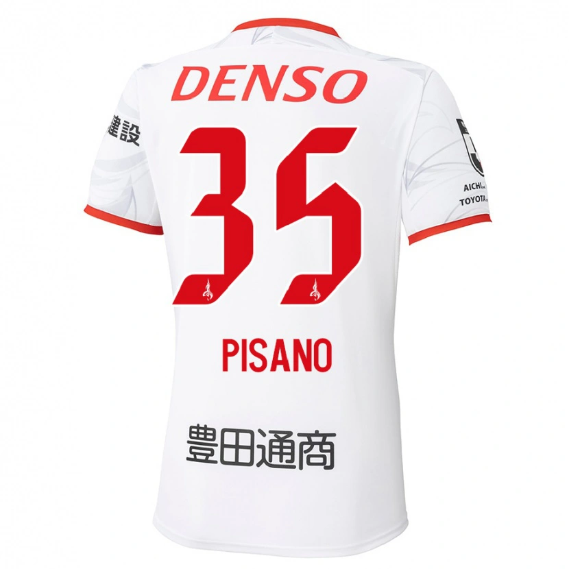 Danxen Dámské Alexandre Pisano #35 Červená Žlutá Daleko Hráčské Dresy 2025/26 Dres