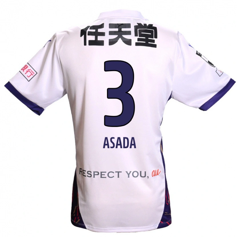 Danxen Dámské Shogo Asada #3 Fialová Bílá Černá Daleko Hráčské Dresy 2025/26 Dres