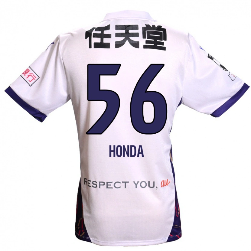 Danxen Dámské Atsushi Honda #56 Fialová Bílá Černá Daleko Hráčské Dresy 2025/26 Dres