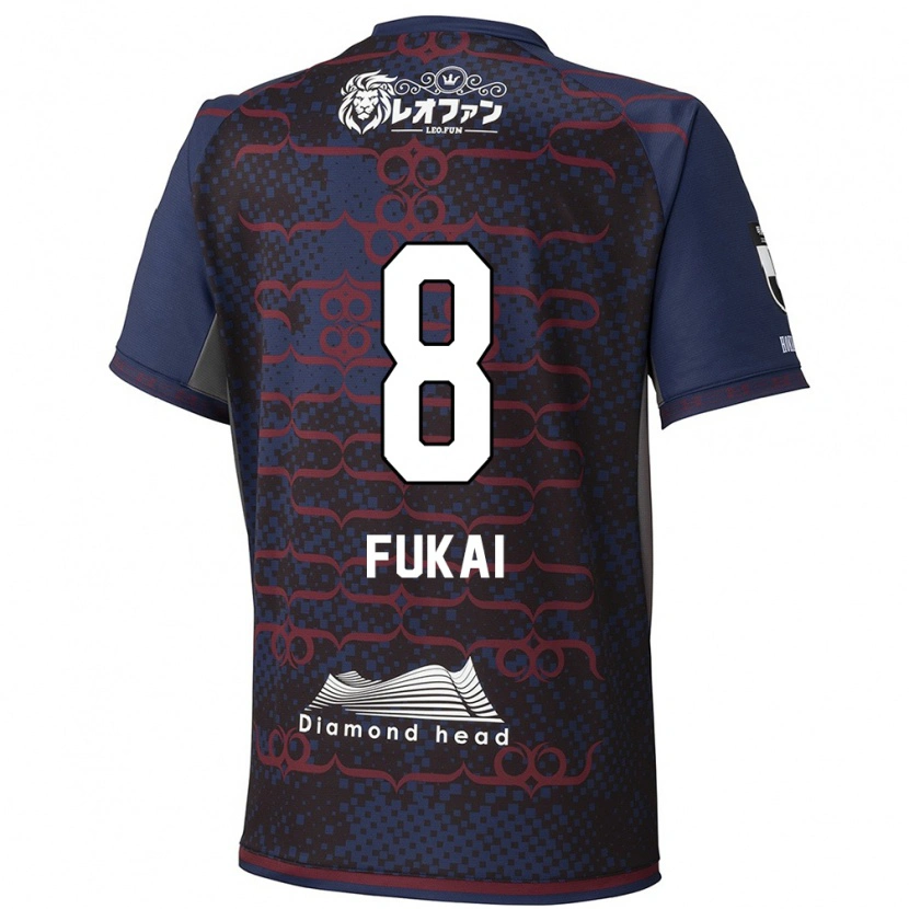 Danxen Dámské Kazuki Fukai #8 Červená Černá Daleko Hráčské Dresy 2025/26 Dres