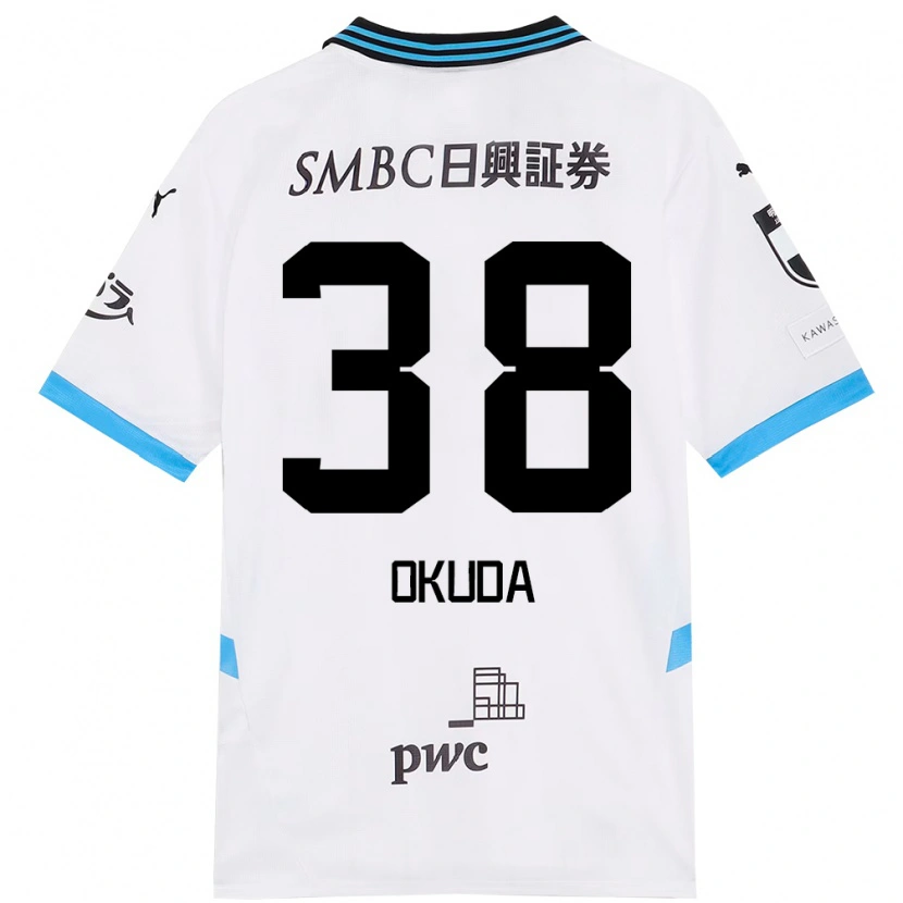 Danxen Dámské Yuma Okuda #38 Nebesky Modrá Černá Daleko Hráčské Dresy 2025/26 Dres