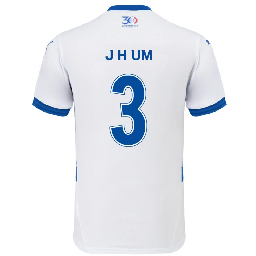 Danxen Dámské Jung-Hyun Um #3 Královská Modrá Bílá Daleko Hráčské Dresy 2025/26 Dres