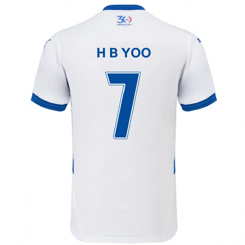 Danxen Dámské Byung-Heon Yoo #7 Královská Modrá Bílá Daleko Hráčské Dresy 2025/26 Dres