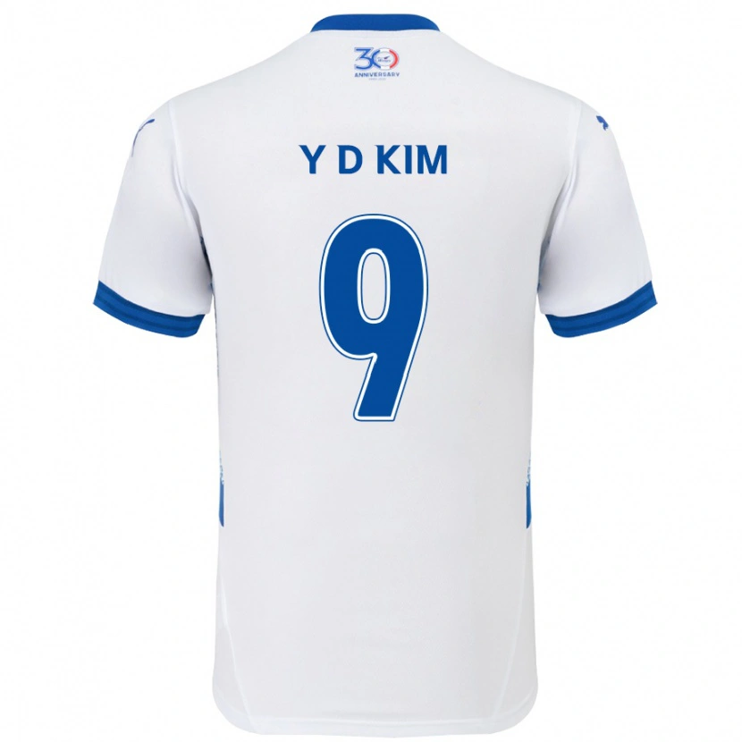 Danxen Dámské Dong-Yeon Kim #9 Královská Modrá Bílá Daleko Hráčské Dresy 2025/26 Dres