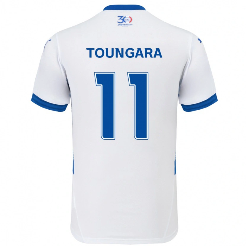 Danxen Dámské Aboubacar Toungara #11 Královská Modrá Bílá Daleko Hráčské Dresy 2025/26 Dres