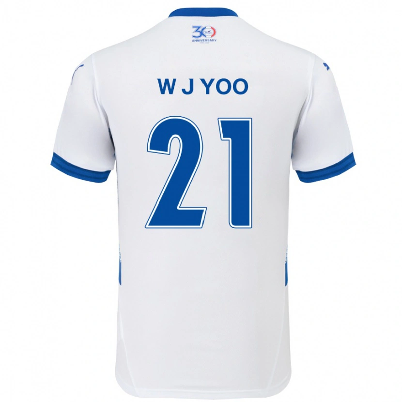Danxen Dámské Jin-Wook Yoo #21 Královská Modrá Bílá Daleko Hráčské Dresy 2025/26 Dres