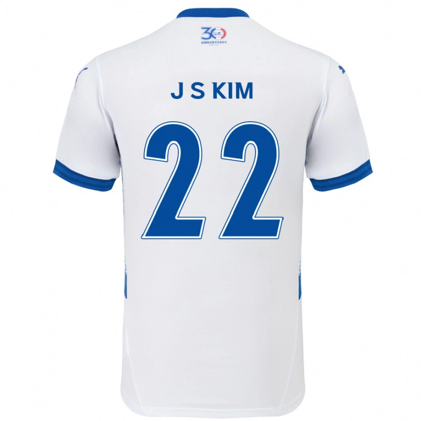 Danxen Dámské Sang-Jun Kim #22 Královská Modrá Bílá Daleko Hráčské Dresy 2025/26 Dres