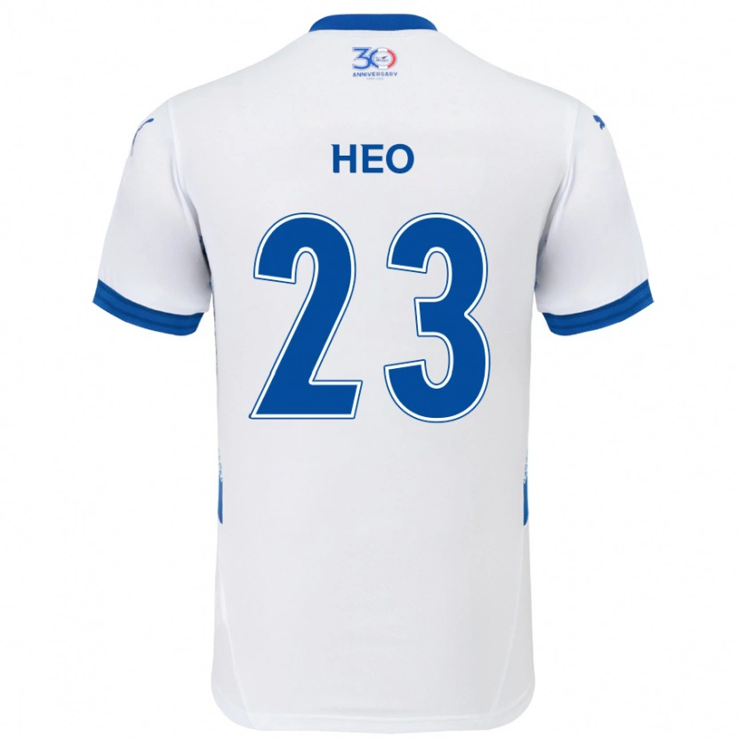 Danxen Dámské Hwan Heo #23 Královská Modrá Bílá Daleko Hráčské Dresy 2025/26 Dres