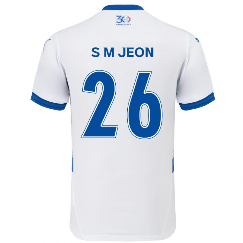 Danxen Dámské Min-Seung Jeon #26 Královská Modrá Bílá Daleko Hráčské Dresy 2025/26 Dres