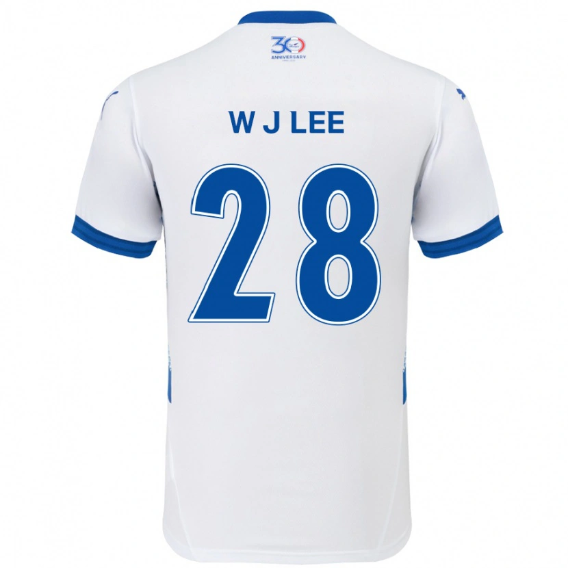 Danxen Dámské Jun-Woo Lee #28 Královská Modrá Bílá Daleko Hráčské Dresy 2025/26 Dres