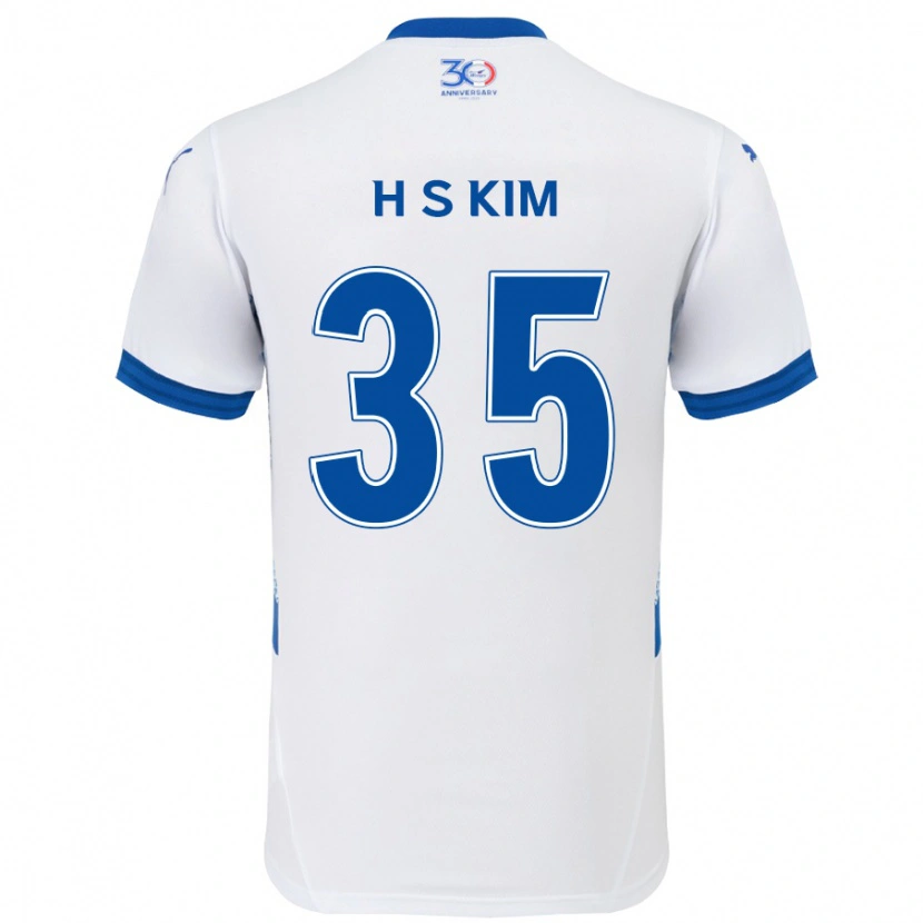 Danxen Dámské Seung-Hyun Kim #35 Královská Modrá Bílá Daleko Hráčské Dresy 2025/26 Dres
