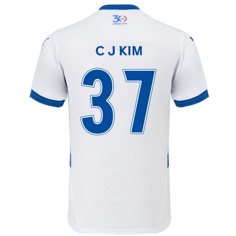 Danxen Dámské Joo-Chan Kim #37 Královská Modrá Bílá Daleko Hráčské Dresy 2025/26 Dres