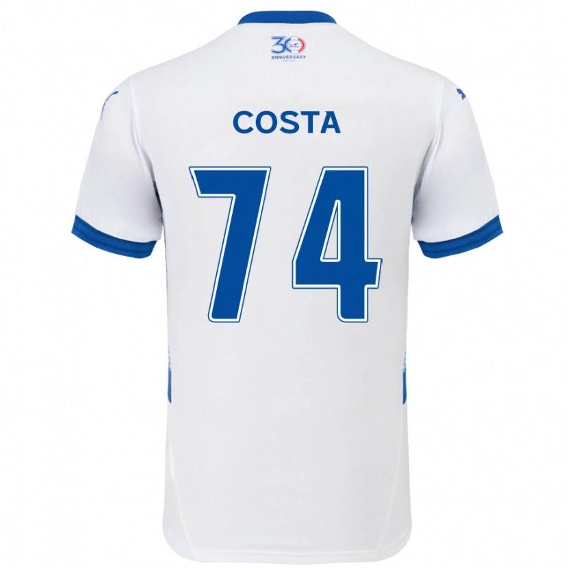 Danxen Dámské Bruno Costa #74 Královská Modrá Bílá Daleko Hráčské Dresy 2025/26 Dres