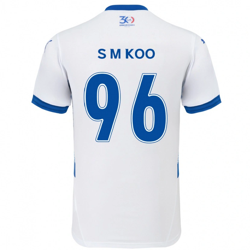 Danxen Dámské Min-Seo Koo #96 Královská Modrá Bílá Daleko Hráčské Dresy 2025/26 Dres