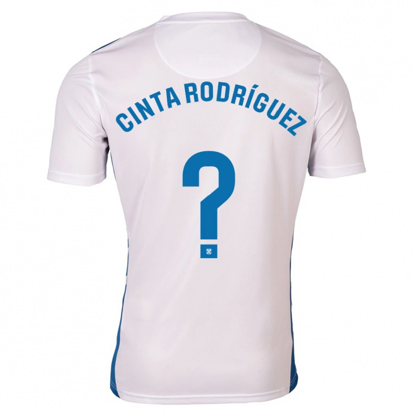 Danxen Dámské Cinta Del Mar Rodríguez Costa #0 Bílá Modrá Domů Hráčské Dresy 2025/26 Dres