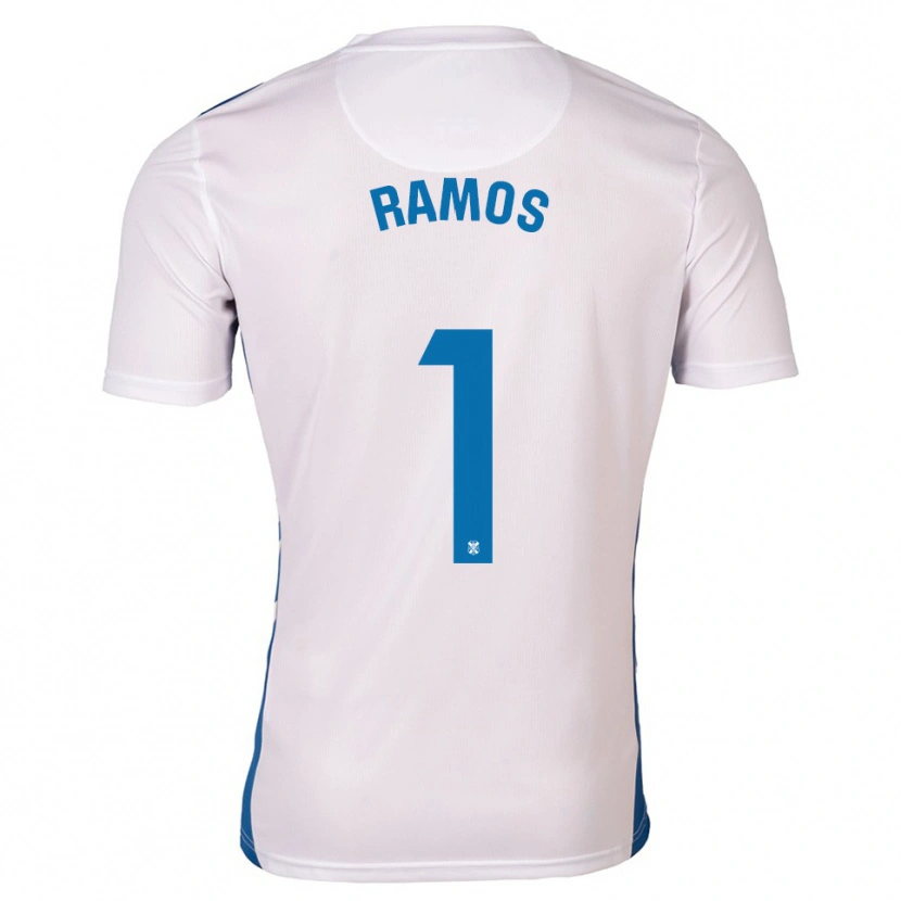 Danxen Dámské Moha Ramos #1 Bílá Modrá Domů Hráčské Dresy 2025/26 Dres