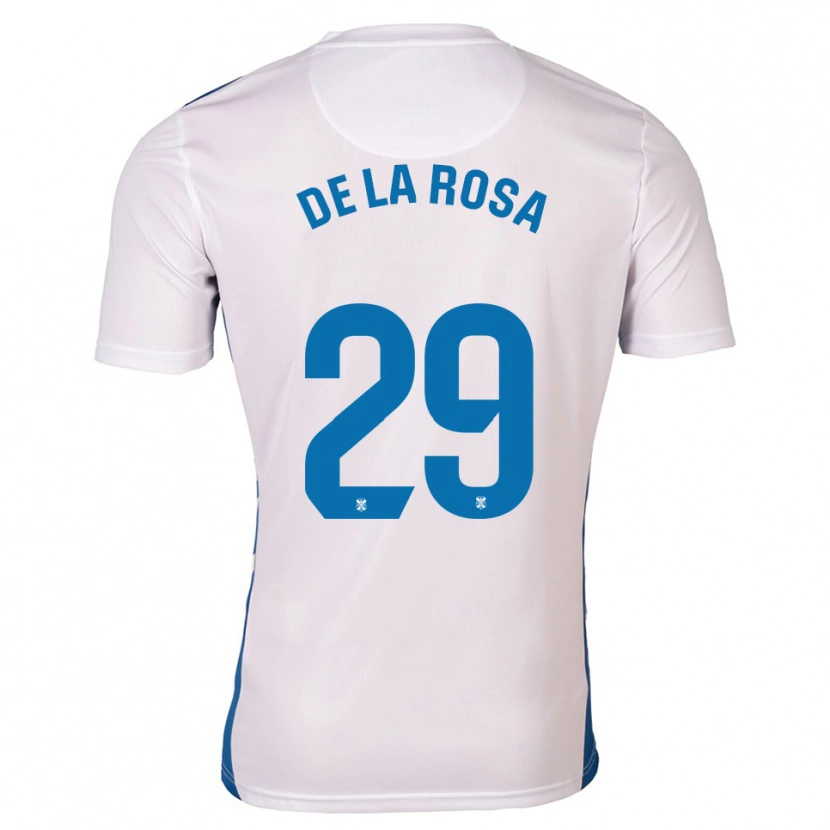 Danxen Dámské Raúl De La Rosa #29 Bílá Modrá Domů Hráčské Dresy 2025/26 Dres